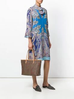 ETRO paisley print tote bag