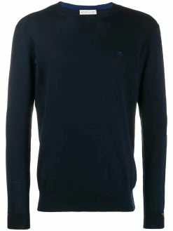 ETRO pull à détail contrastant