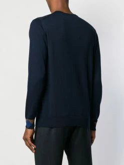 ETRO pull à détail contrastant