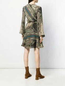 ETRO robe courte à manches longues