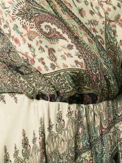 ETRO robe courte à manches longues