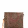 ETRO pochette à motif cachemire