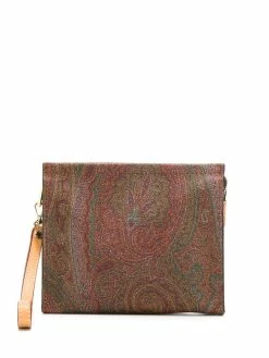 ETRO pochette à motif cachemire