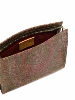 ETRO pochette à motif cachemire