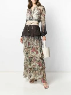 ETRO jupe longue à volants