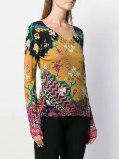ETRO pull à motif cachemire
