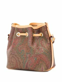 ETRO sac seau à motif cachemire