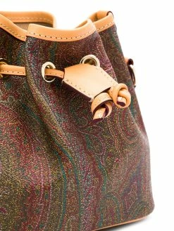 ETRO sac seau à motif cachemire