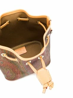ETRO sac seau à motif cachemire