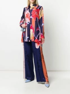 ETRO pantalon ample à fleurs