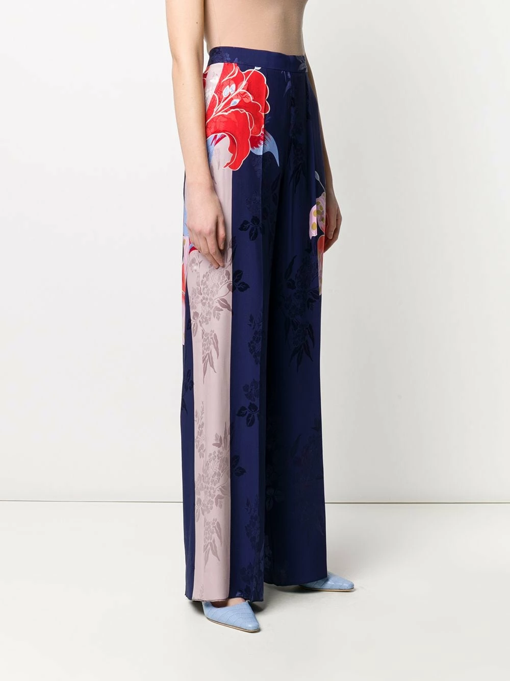 ETRO Pantalon ample à fleurs Vendre pantalons palazzo femme 3 ETRO pantalon ample à fleurs