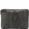 ETRO pochette d'ordinateur à motif cachemire