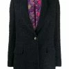 ETRO blazer droit texturé