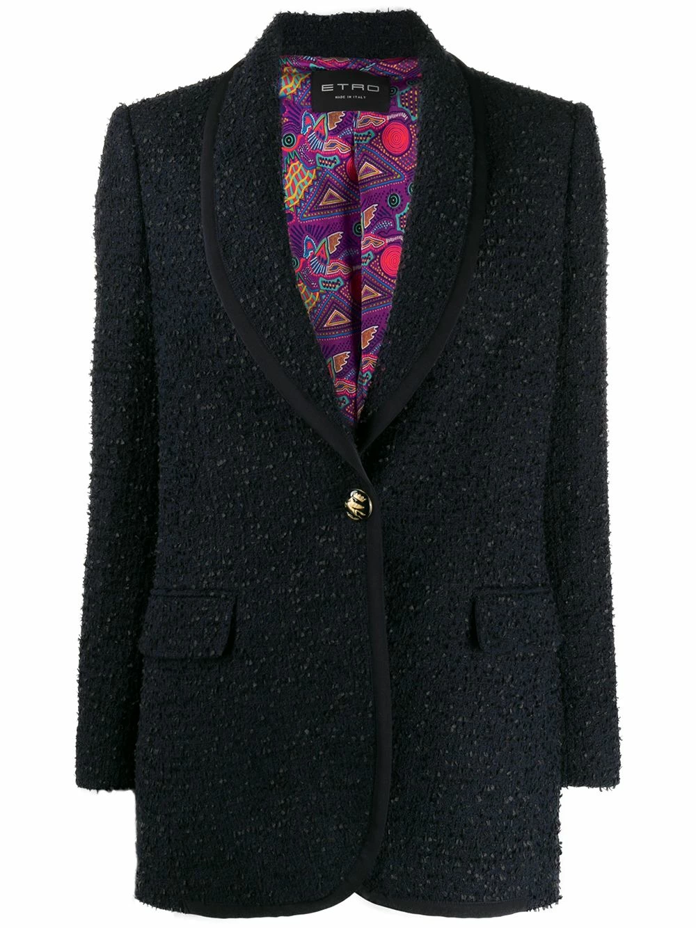 ETRO Prix Dynamité Blazer droit texturé blazers femme 1 ETRO blazer droit texturé