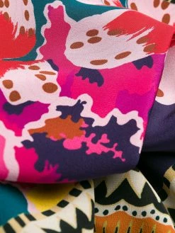 ETRO robe mi-longue imprimée à design portefeuille