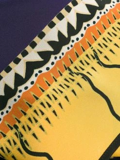 ETRO robe mi-longue imprimée à design portefeuille