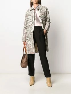 ETRO pantalon droit à taille haute