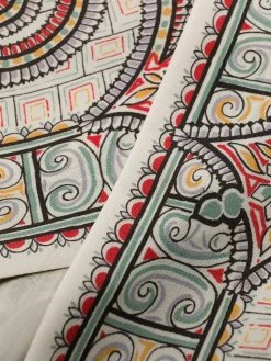 ETRO robe mi-longue à motif cachemire