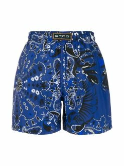ETRO short de bain à imprimé abstrait