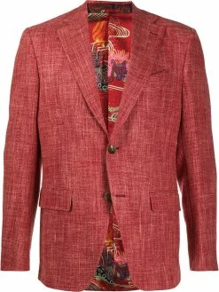 ETRO blazer à poches à rabat