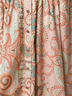 ETRO jupe fleurie à design superposé