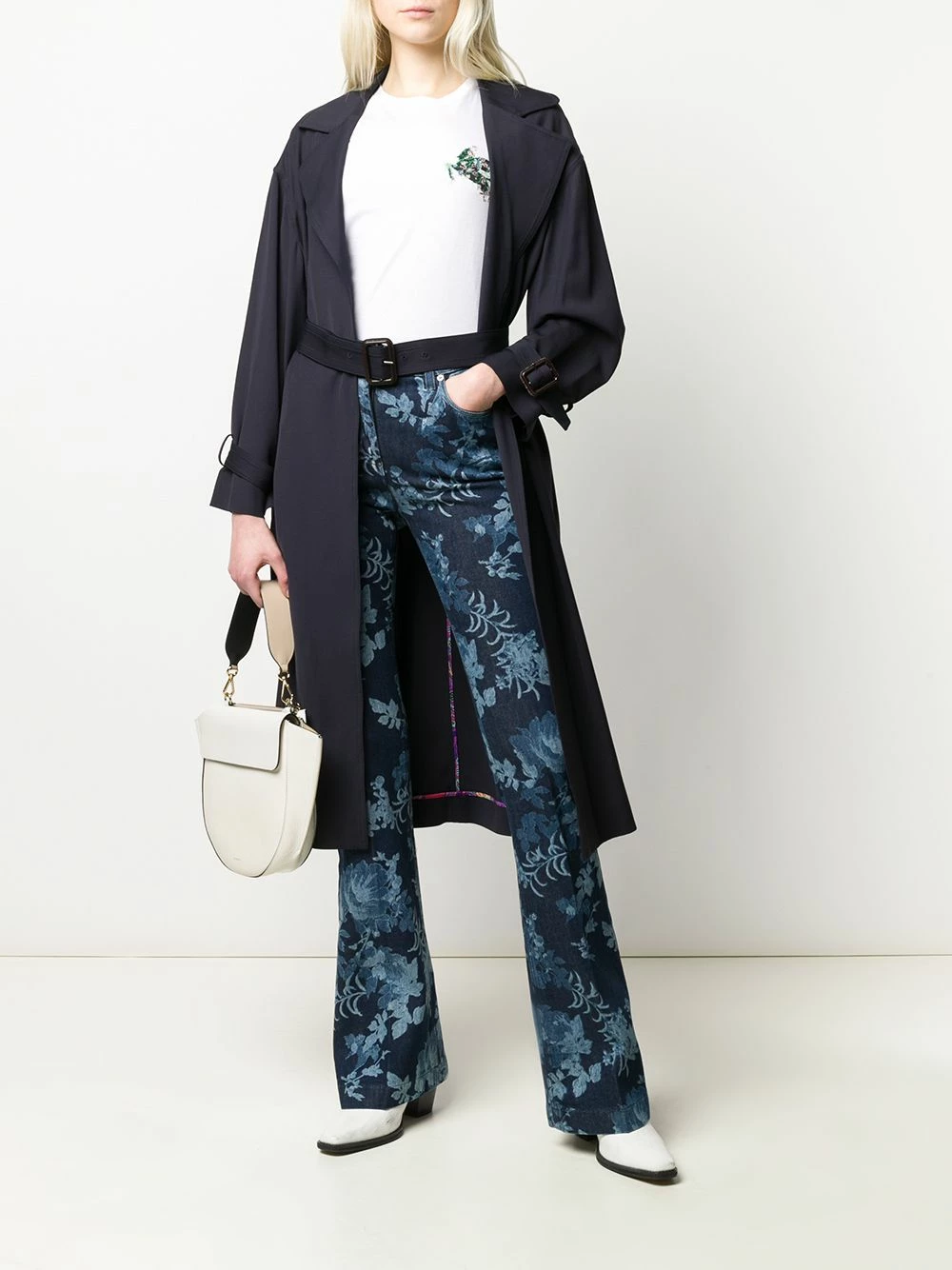 ETRO Prix Équitable T shirt à fleurs brodées t-shirts & jerseys femme 2 ETRO t-shirt à fleurs brodées