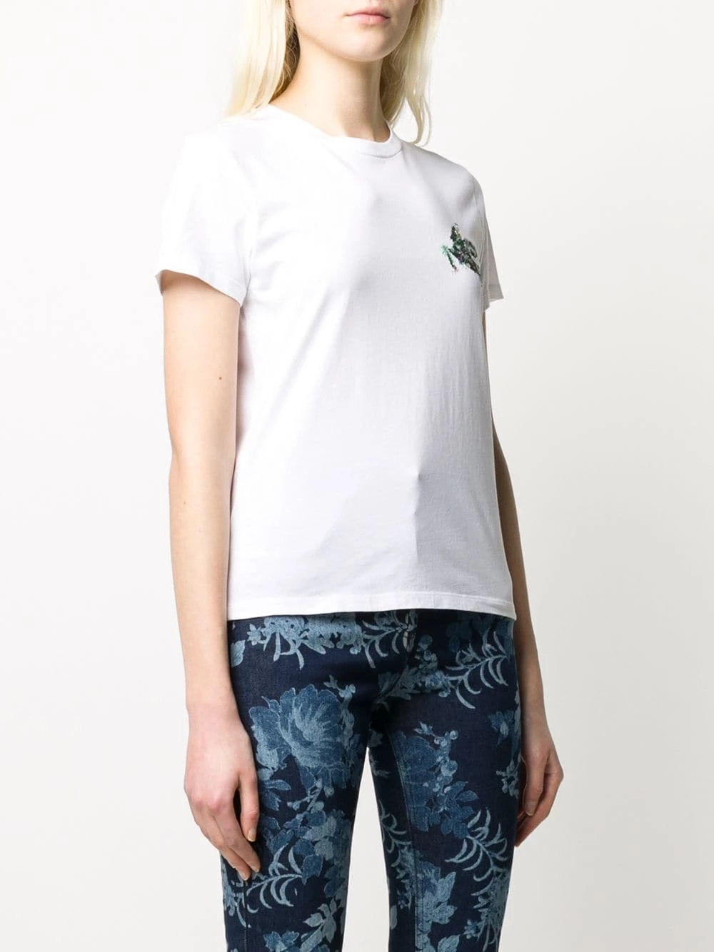 ETRO Prix Équitable T shirt à fleurs brodées t-shirts & jerseys femme 3 ETRO t-shirt à fleurs brodées