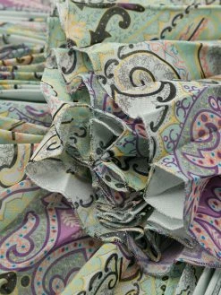 ETRO jupe plissée à motif cachemire