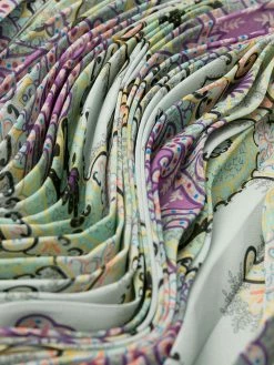 ETRO jupe plissée à motif cachemire