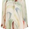 ETRO blouse plissée à imprimé abstrait