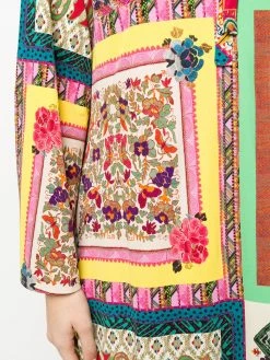 ETRO robe droite à design patchwork