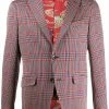 ETRO blazer à motif pied de poule