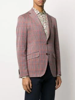 ETRO blazer à motif pied de poule