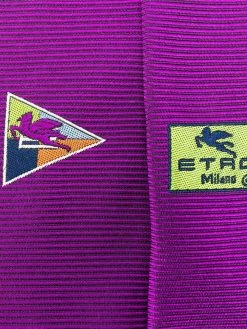 ETRO cravate Pegaso brodée