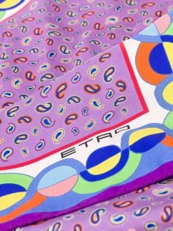 ETRO foulard imprimé en soie