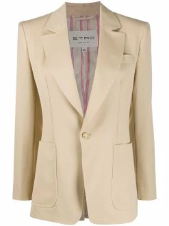ETRO blazer à poches plaquées