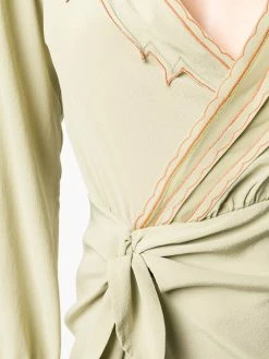 ETRO robe portefeuille à col v