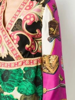 ETRO robe à imprimés multiples