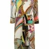 ETRO robe ceinturée à motif cachemire