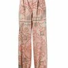 ETRO pantalon imprimé à taille à lien de resserrage
