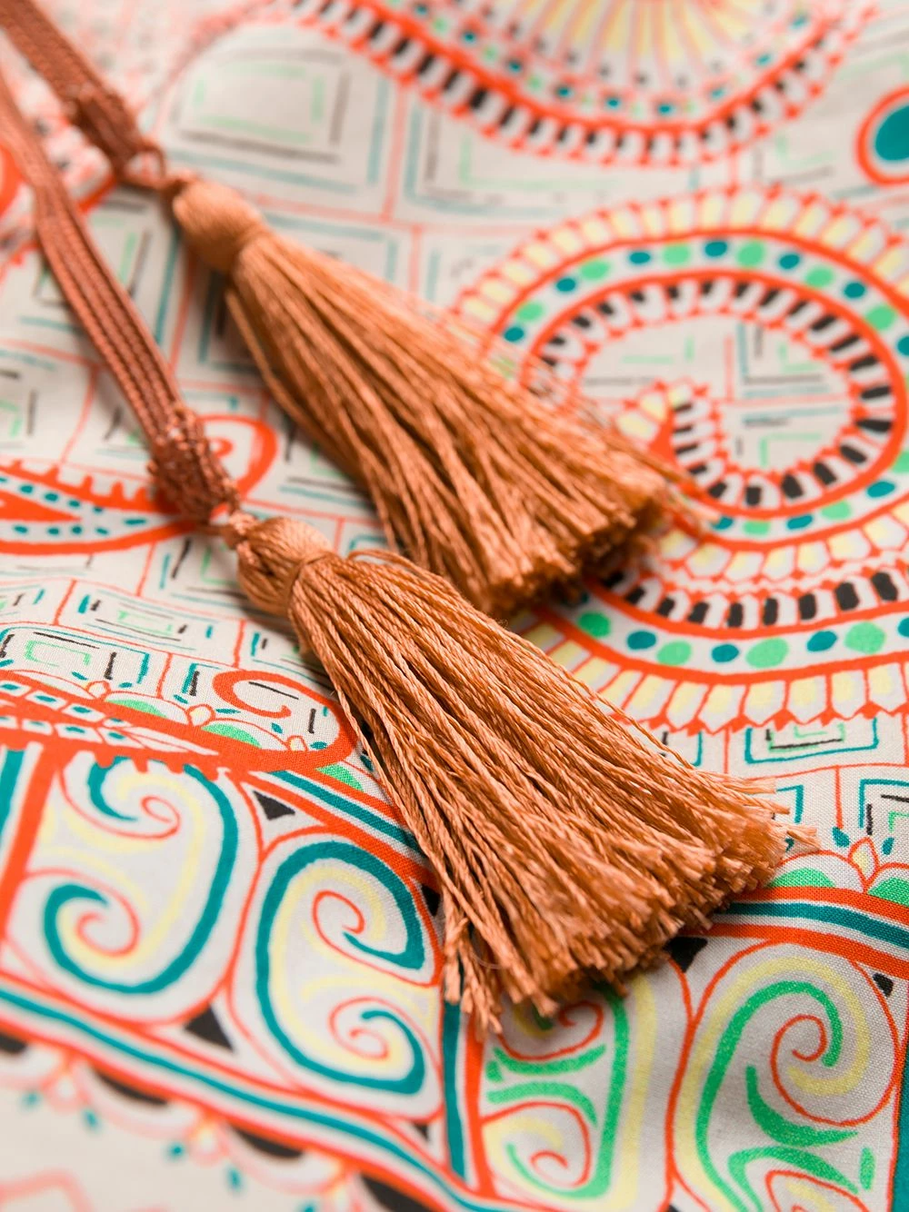 ETRO Pantalon imprimé à taille à lien de resserrage Prix Sacrifiés pantalons taille haute femme 7 ETRO pantalon imprimé à taille à lien de resserrage