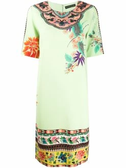 ETRO robe droite à fleurs