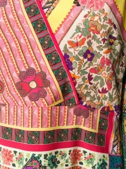 ETRO robe mi-longue à imprimé patchwork