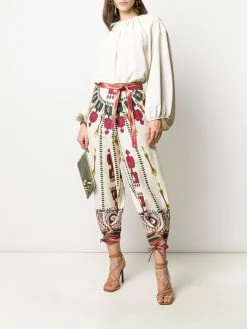 ETRO pantalon imprimé à coupe ample