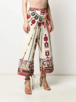 ETRO pantalon imprimé à coupe ample