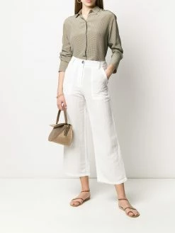 ETRO pantalon crop à taille haute