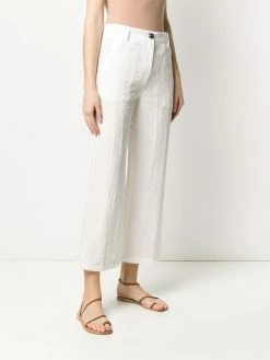 ETRO pantalon crop à taille haute