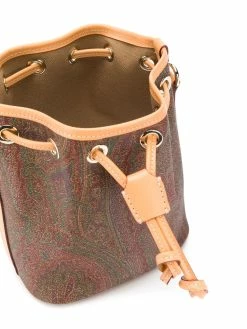 ETRO sac seau à motif cachemire