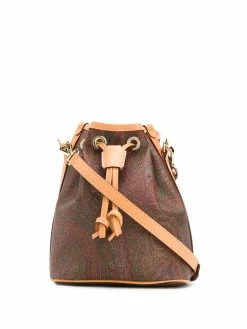 ETRO sac seau à motif cachemire