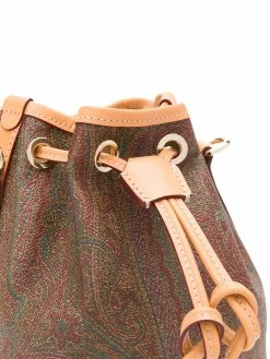 ETRO sac seau à motif cachemire